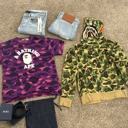 send offers! bape purple dior, and palm angel