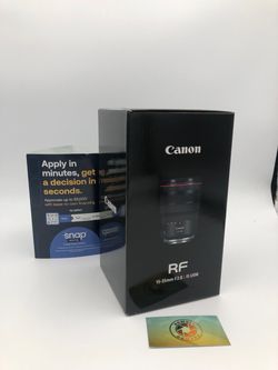 Open box Canon RF 15-30mm f2.8 lens