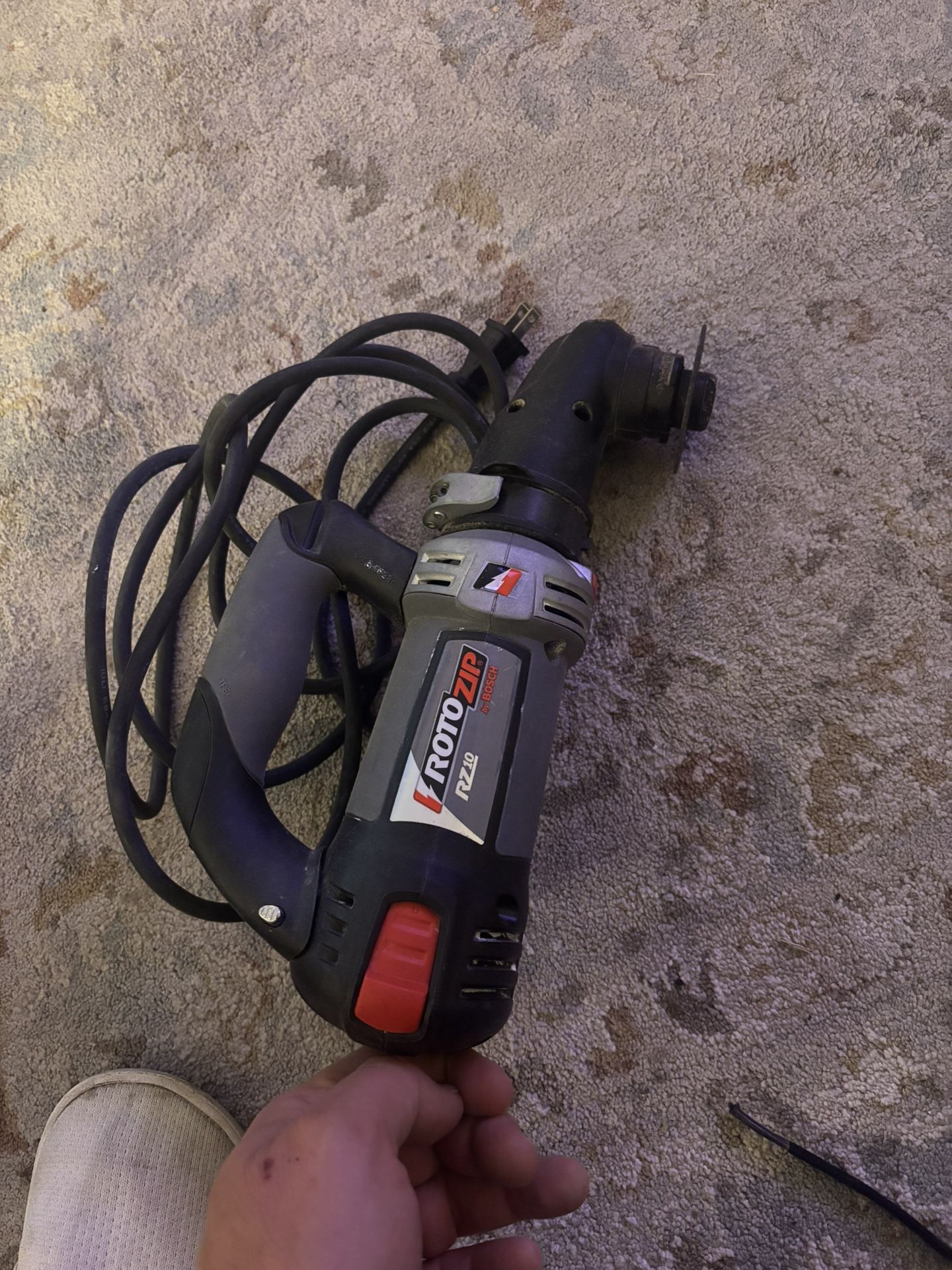 π© RotoZip RZ10 Spiral Saw + New Pack Of Blades
