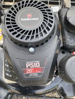 Yard Machines 20 Inch Walk Behind Lawn Mower With 132cc Powermore Engine for Sale in Grand Prairie TX OfferUp