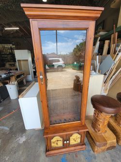 Vintage Gun Cabinet In Great Shape