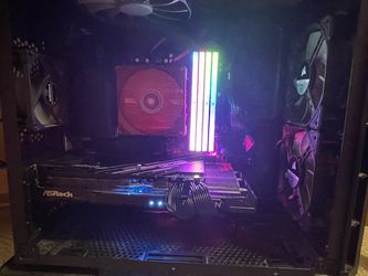 Gaming Desktop Micro ATX PC - AMD 7800X3D, 16GB GPU Radeon RX 7600 XT, 700w PSU