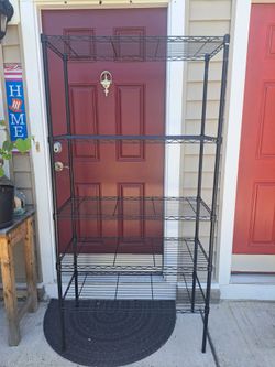 Black wire shelf