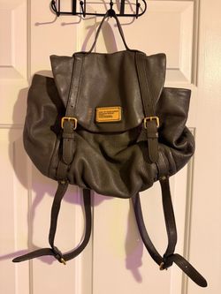 Authentic Marc by Marc Jacobs Standard Supply Workwear Gray Leather Backpack Resort 2012