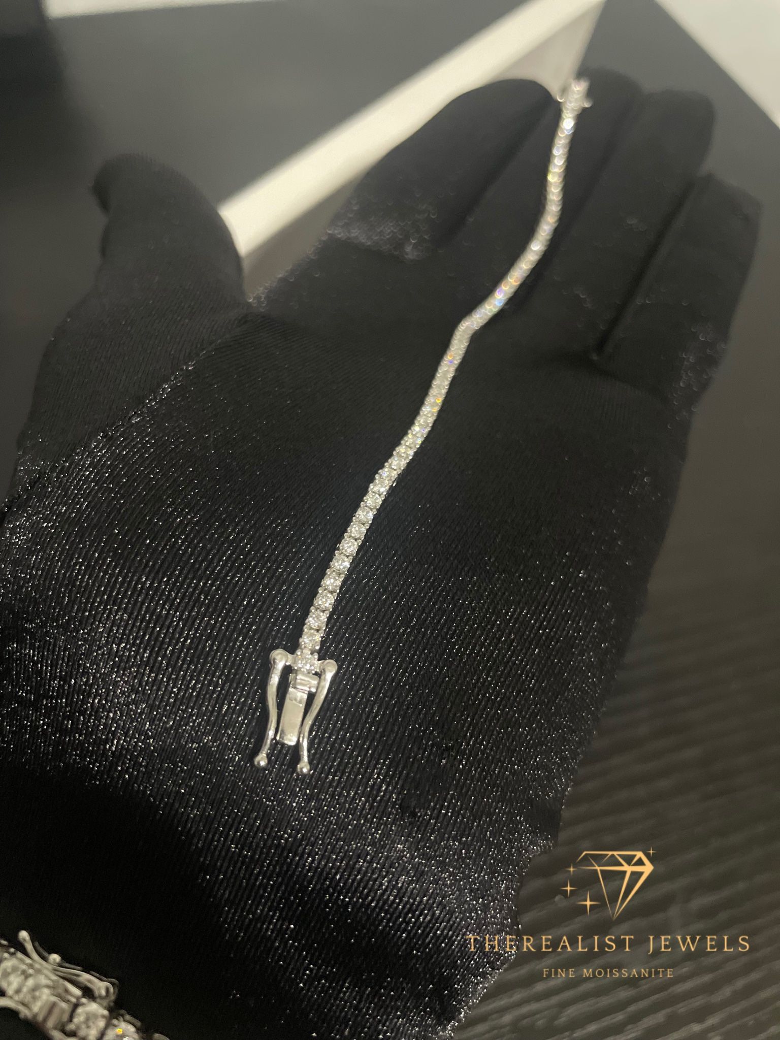 2mm Moissanite Tennis Bracelet