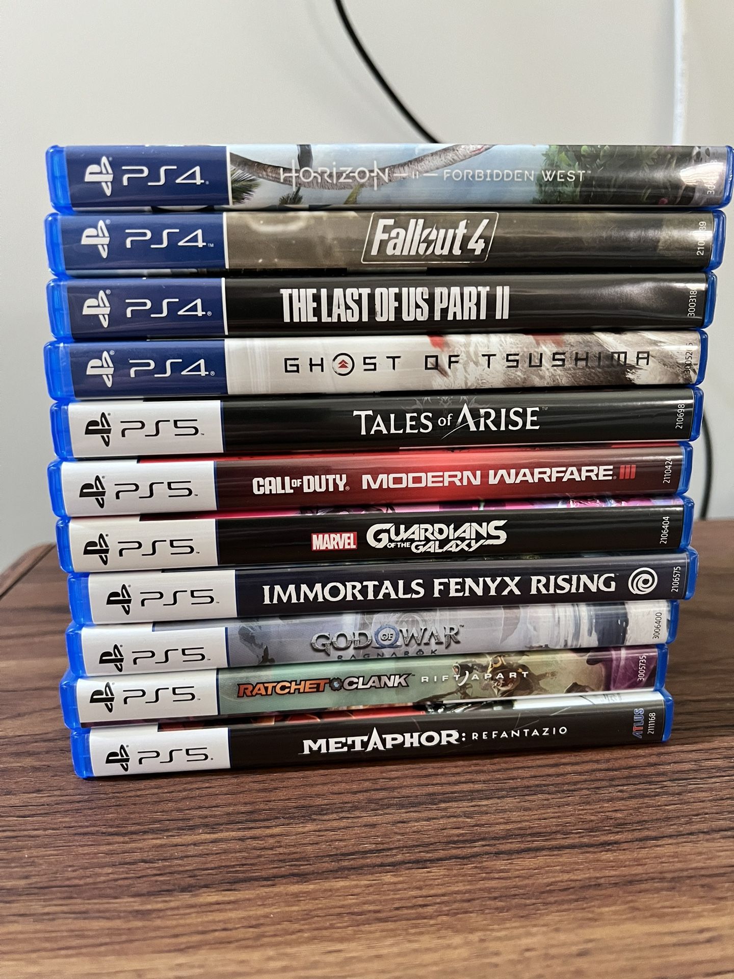 PS5 Game lot (PS4 discs have free PS5 upgrade)