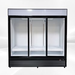 NSF 72 inches slide door cooler Refrigerator Merchandiser GSC-50