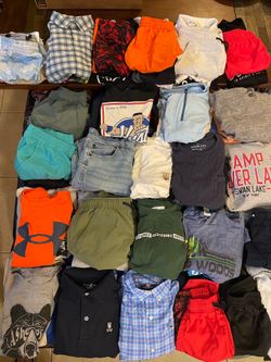 Boy’s Clothing Lot Sizes 10-18 Youth M-XL (82)Pieces