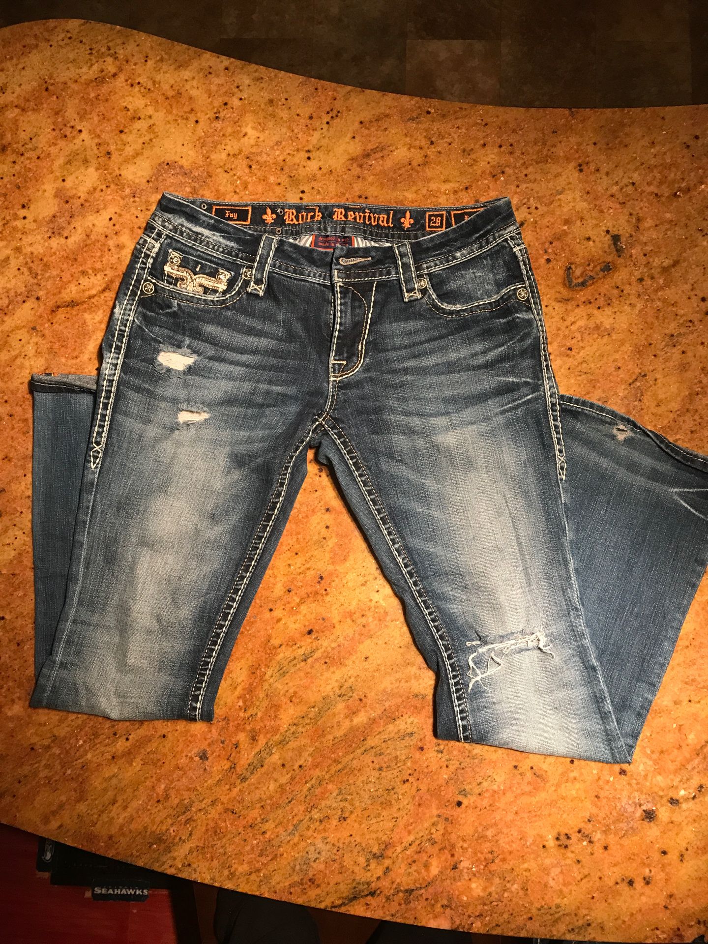 Women’s rock revival jeans