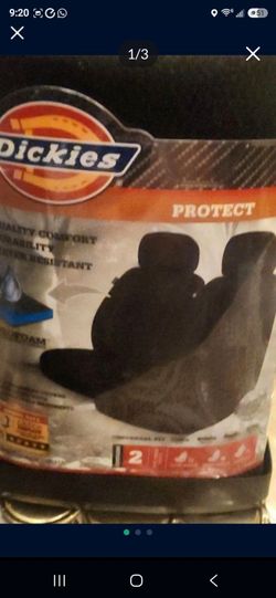 Dickies Custom Accessories Dickies Black Bucket Low Back Seat Cover - 40318