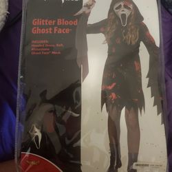 Glitter Blood Ghost Face