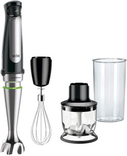 Braun MultiQuick 7 3-in-1 Immersion Blender & Food Processor
#1 Hand Blender Brand, Adjustable Speed Control, Ergonomic Handle, Detachable Attachments