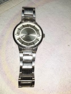 Silver man's watch