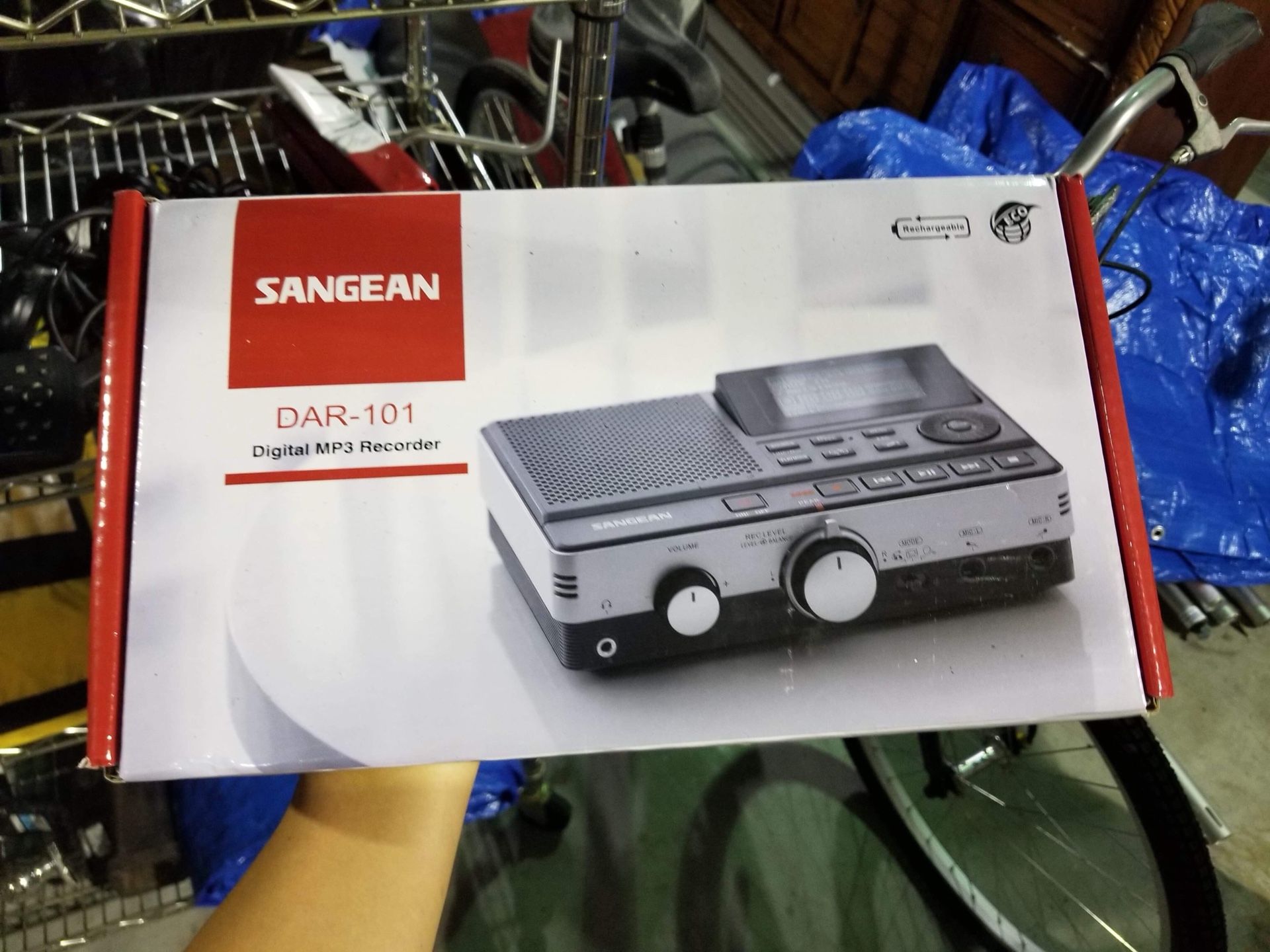 Sangean Dar-101 Digital Audio Recorder With Phone Answering Capability