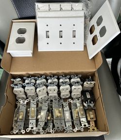 ELECTRICAL OUTLET S, SWITCHES, and COVERS $20.00