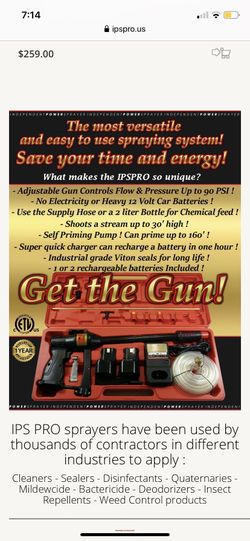 IPS PRO Independent Power Sprayer Gun