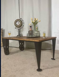 Rustic Industrial Coffee Table
