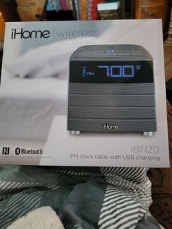 iHome iBN20 Wireless FM Clock Radio