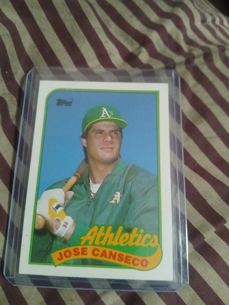 Jose Canseco Topps Baseball Card