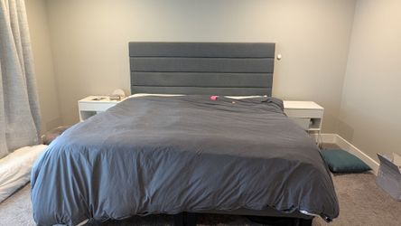 FREE King Size Upholstered Bed Frame