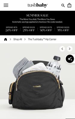 Tush baby carrier
