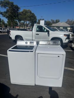 Used Samsung Washer and Gas Dryer Top Load