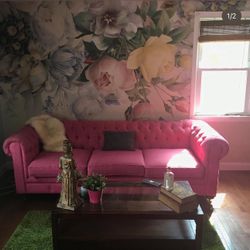 Pink Sofa 