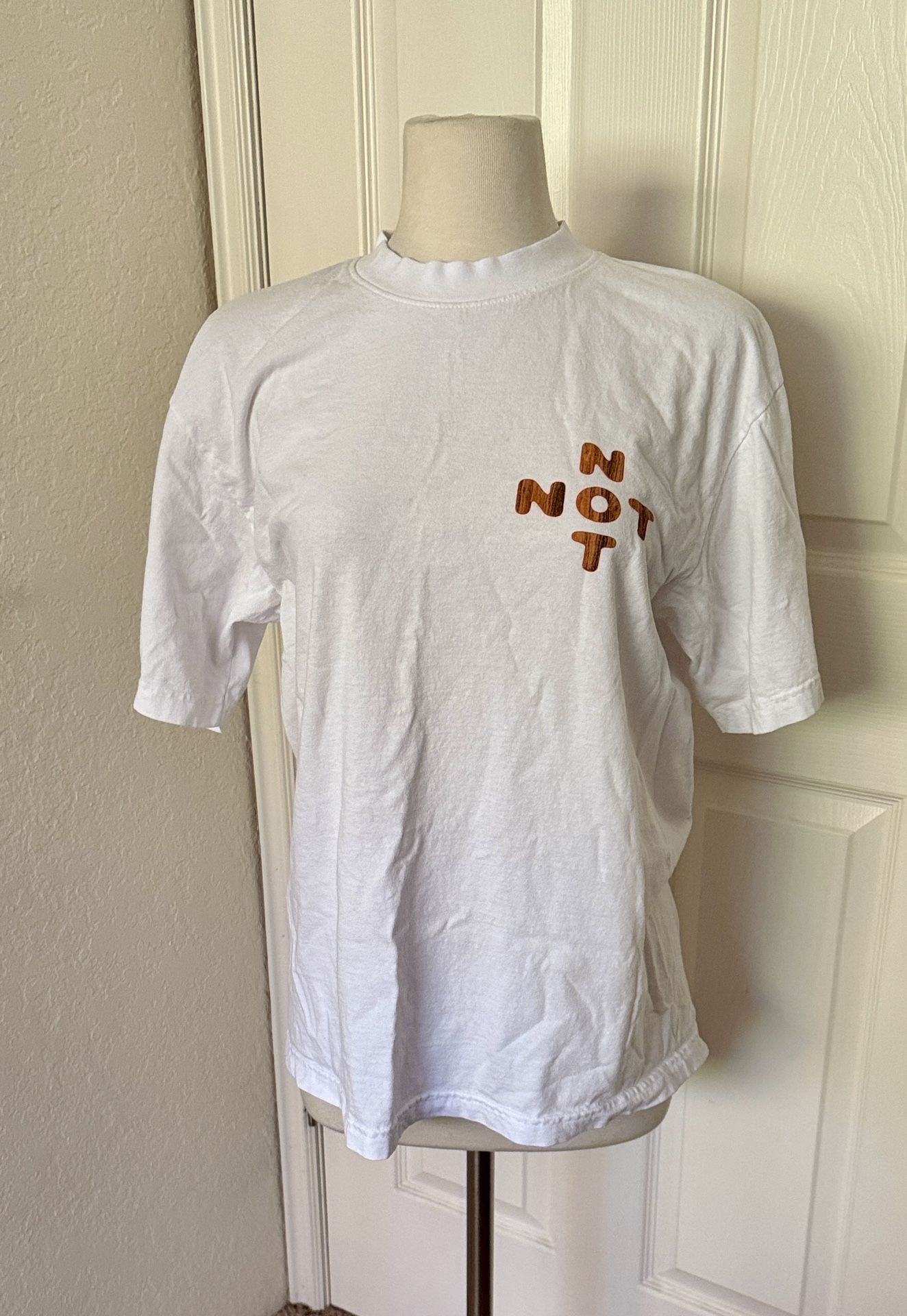 NOT BEAUTY by SZA White Short Sleeve Tee with Crew Neck