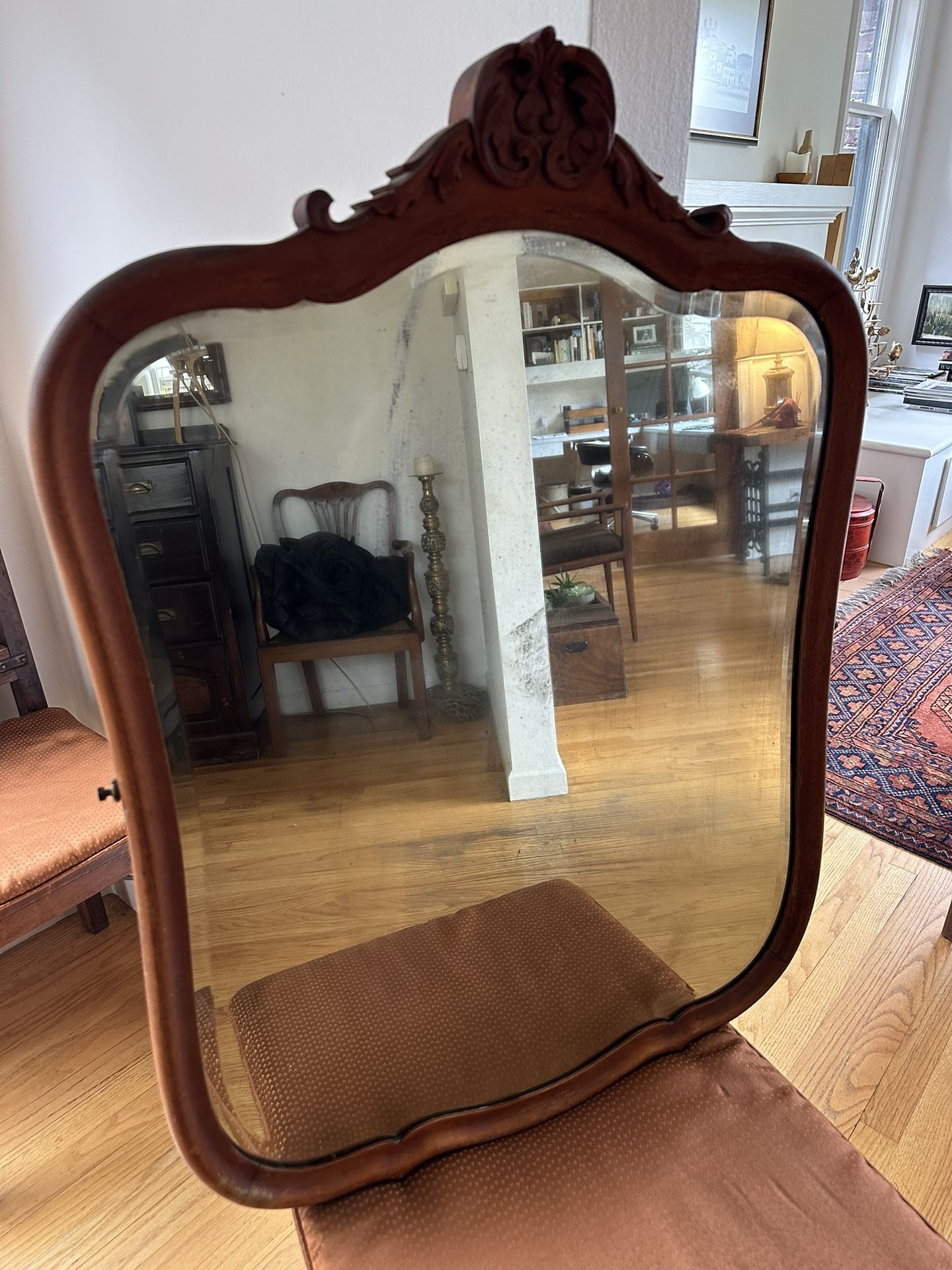 Antique Beveled Mirror