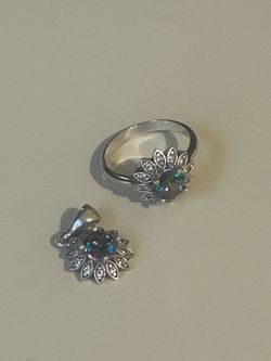 Matching Pendant and Ring