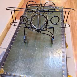 Metal Aviator Wine/ Bottle Holder