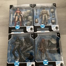 DC Multiverse Batman : Last Knight On Earth Figure Set With Bane BAF