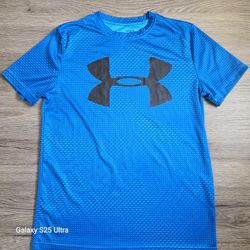 Under Armour Heatgear Loose Active Top Size Youth Large (YLG) Blue