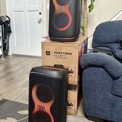 JBL PARTYBOX CLUB LIVE 120 ≠ Bluetooth Portable Speaker w/ Wireless Mic • LED Lights • 160Watts