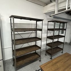 Shelving And Bar Cart