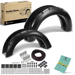 YHT Auto Black Fender Flares Set with Hardware