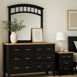 Dresser, Mirror & Nightstand 