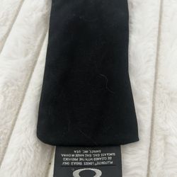 Oakley Black Soft Drawstring Cleaning Cloth  Bag Pouch Eyelasses  Sunglasses b9