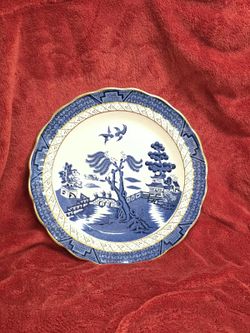 Royal Doulton Booths "Real Old Willow" Plate 10.5" - Majestic Collection, England