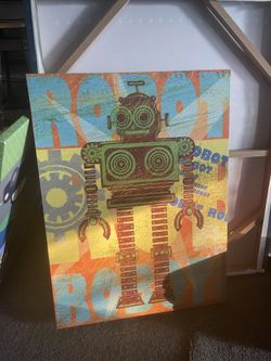 Robot Pictures 20x18 Two Of
