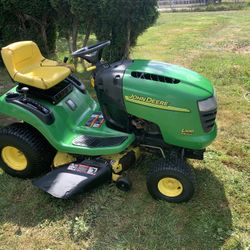 John Deere Mower And Trailer For Sale