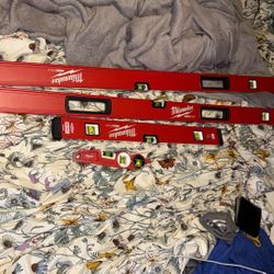 Milwaukee Magnetic Level Set W Carrying Case 
