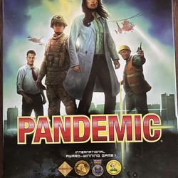 Like New.  Pandemic board Game.  Z-Man Games. $25