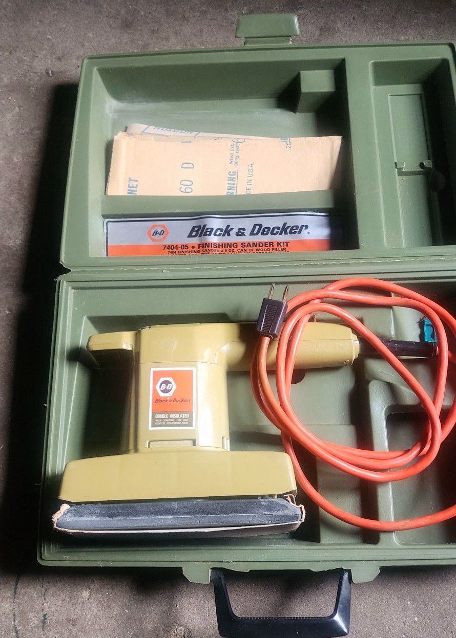 Vintage Power Tool Bundle – Black & Decker, Craftsman, Duracraft
 