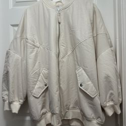 By Anthropologie Oversized Bomber Jacket