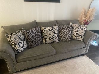 Queen sofa bed and love seat
