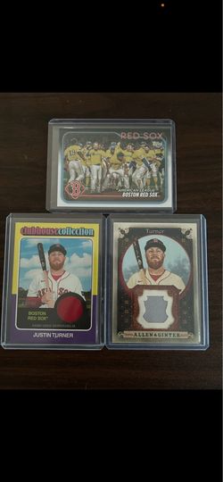 Boston Red Sox Patch Cards (3) card lot