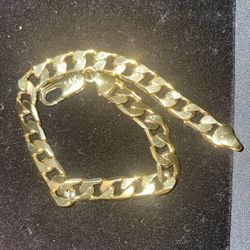 14k Gold Cuban Link Bracelet 