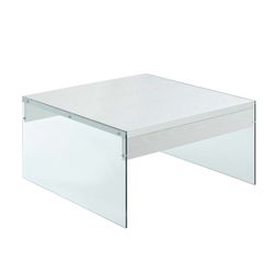 New in Box Soho Square White Coffee Table