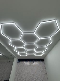 11 hexagons LED lights